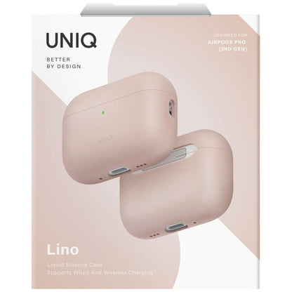 UNIQ Lino Case for Apple AirPods Pro 3, Pink