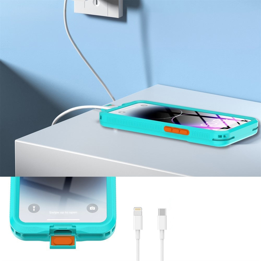 Universal Waterproof Case for Phone max. 6.7inch, ShellBox, AirBox, Blue