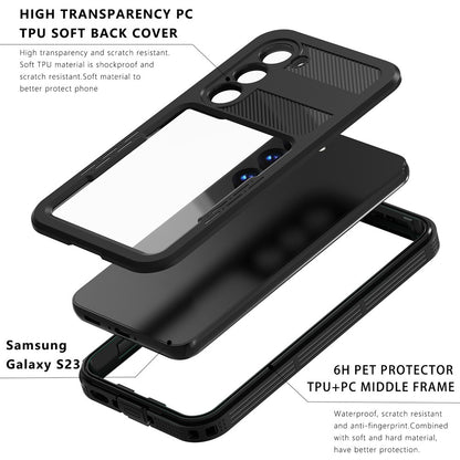 Waterproof Case for Samsung Galaxy S26 S942, ShellBox, Black