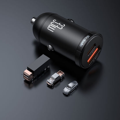 McDodo CC-2320 Cool Car Charger, 33W, 3A, 1 x USB-A - 1 x USB-C, Black