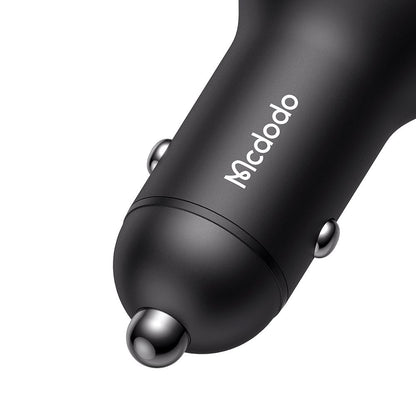 McDodo CC-5670 Auto Charger Display, 95W, 5A, 1 x USB-A - 1 x USB-C, Black
