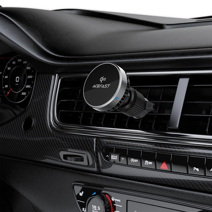 Acefast D40 Wireless Car Charger, 15W, 1.67A, Gray