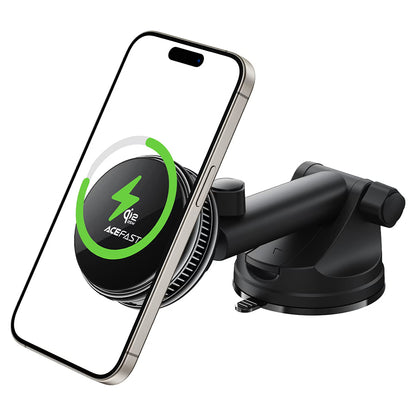 Acefast D67 Wireless Car Charger, 25W, Black
