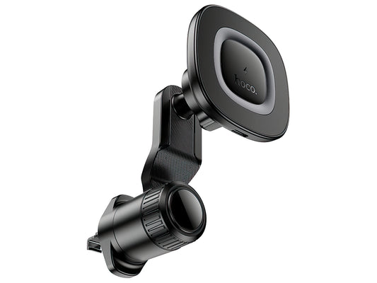 HOCO HW30 Wireless Car Charger, 15W, 1.67A, Black