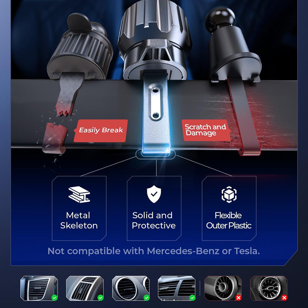 Lisen W704 Pro Wireless Car Charger, 25W, Black YL0225090003