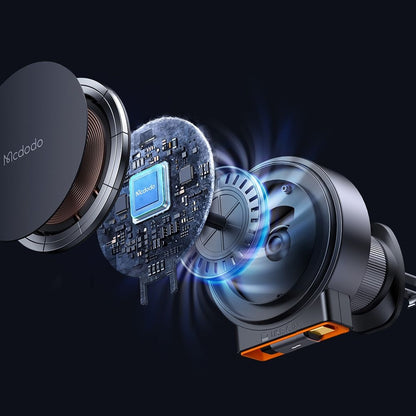 McDodo CH-0091 Wireless Car Charger, 15W, 1.67A, Gold