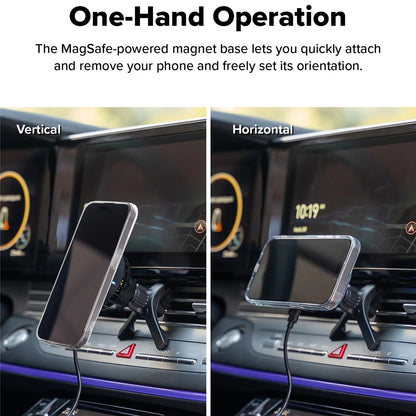 Ringke Wireless Car Charger, 15W, 1.67A, Black