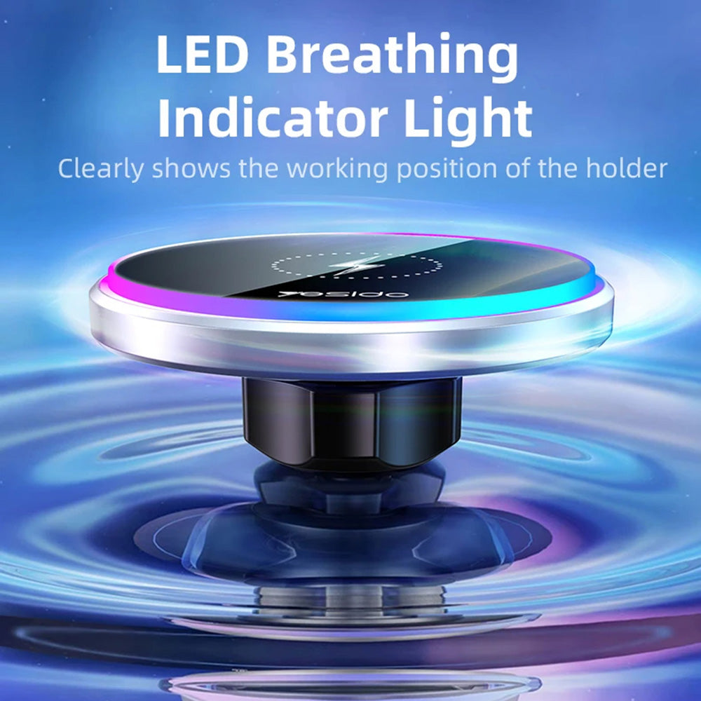 Yesido C292 Wireless Car Charger, 15W, 1.67A, Black