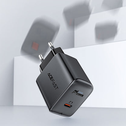 Acefast A1 Network Charger, 20W, 3A, 1 x USB-C, Black