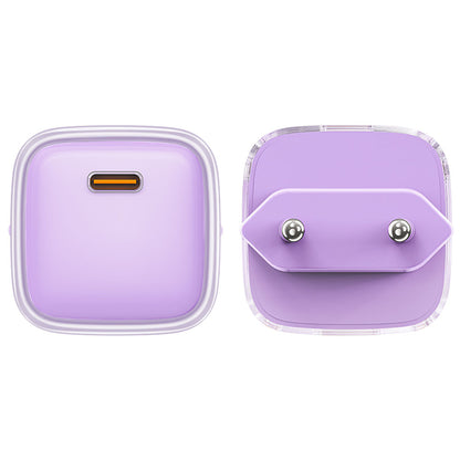 Acefast A53 Sparkling Display Network Charger, 30W, 3A, 1 x USB-C, Purple