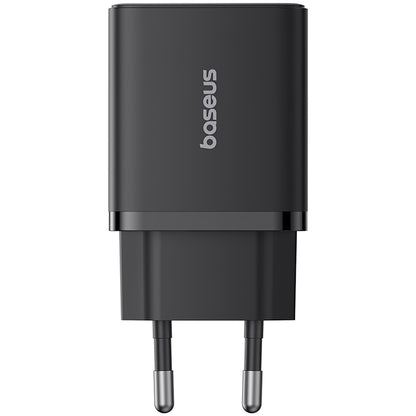 Network Charger Baseus Cube, 30W, 3A, 1 x USB-C - 2 x USB-A, Black P10111402113-00 