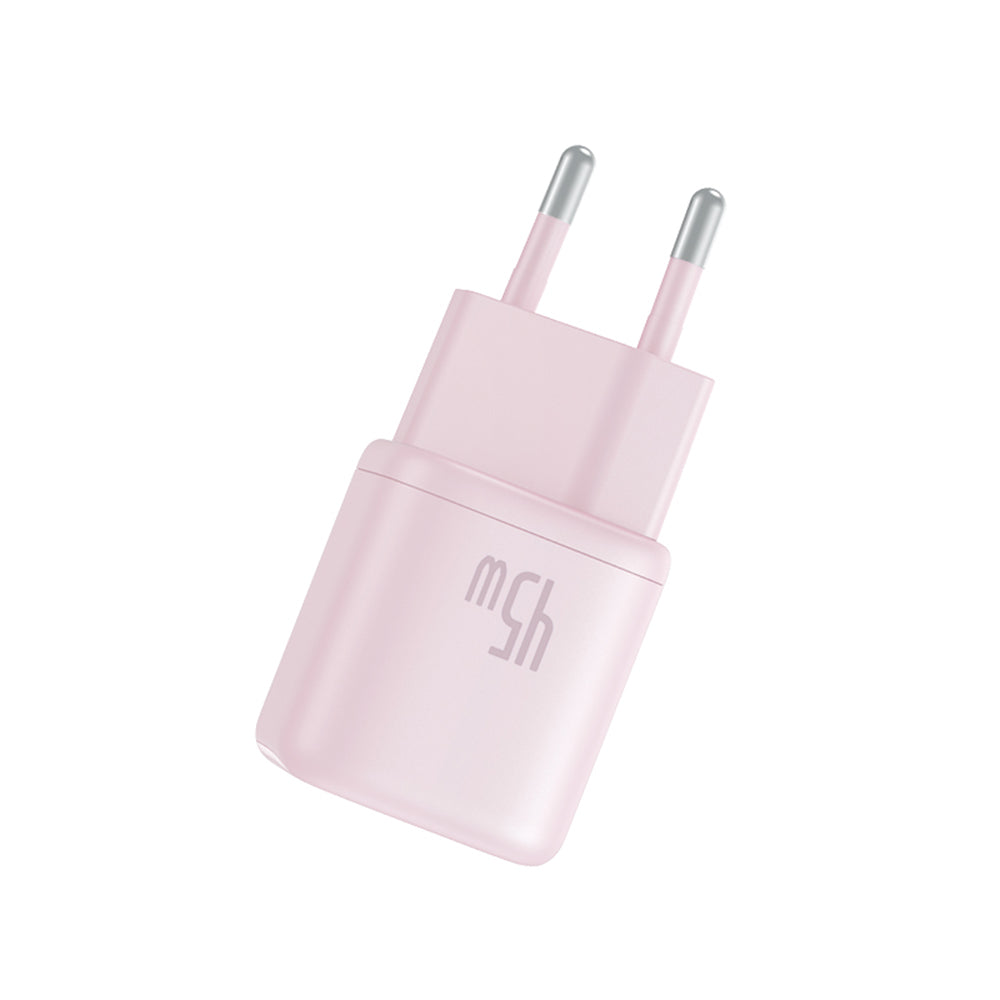 Baseus PicoGo Network Charger, 45W, 3A, 1 x USB-C, Pink P10176800413-00