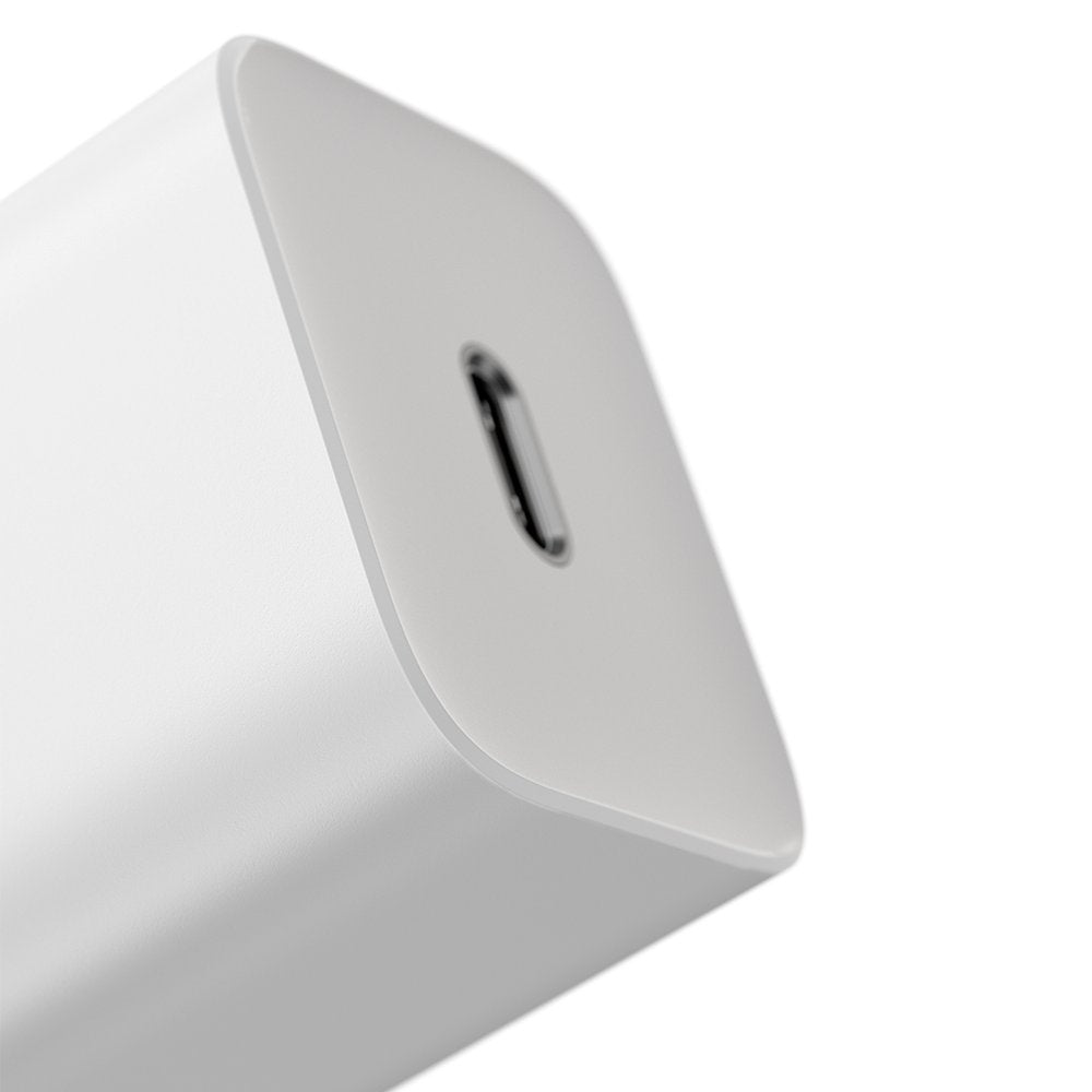 Baseus Super Si Network Charger with Lightning Cable, 20W, 3A, 1 x USB-C, White TZCCCSUP-B02 