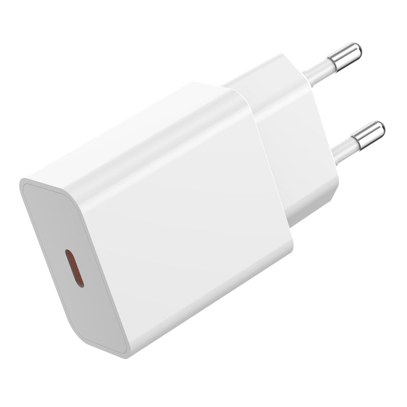 Network Charger with USB-C Cable XO Design L126, 20W, 3A, 1 x USB-C, White