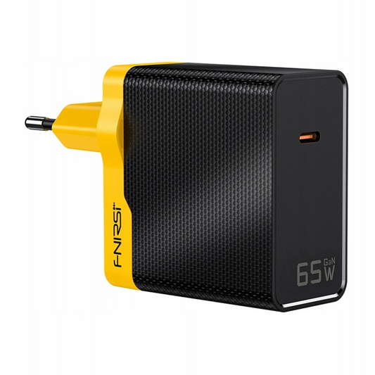 Fnirsi Wall Charger, 65W, 3.25A, 1 x USB-C, Black