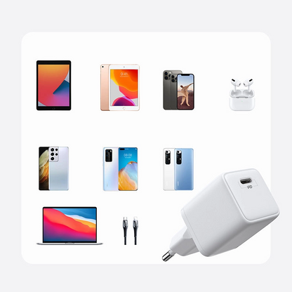 Joyroom L-P251 Network Charger, 25W, 3A, 1 x USB-C, White