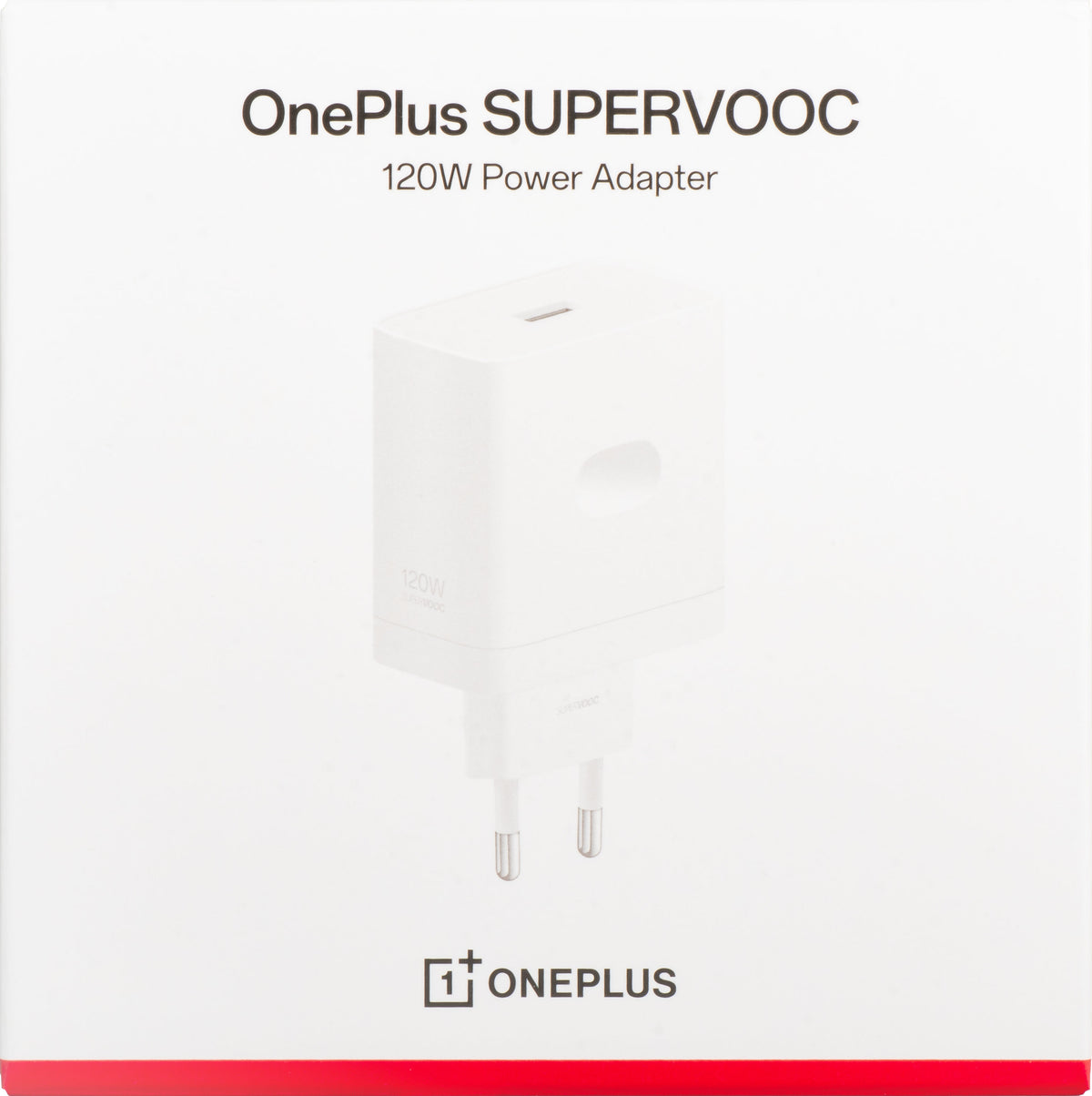 OnePlus Wall Charger, 120W, 1 x USB-A, White