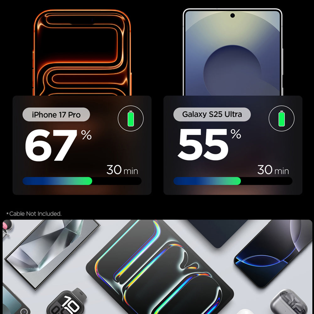 Spigen EE301EU Essential Network Charger, 30W, 3A, 1 x USB-C, White KF2363556