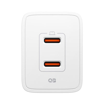 Spigen Essential Network Charger, 47W, 3A, 2 x USB-C, White ACH08707