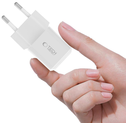 Tech-Protect NCM25 Network Charger, 25W, 3A, 1 x USB-C, White