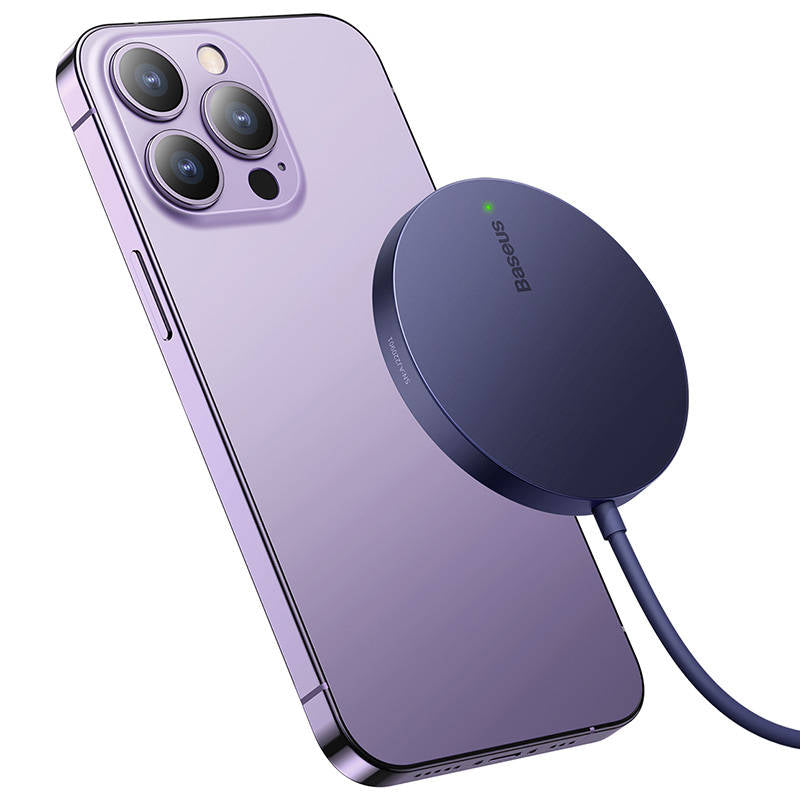 Baseus Simple Mini3 Wireless Network Charger, 15W, 1.67A, Purple CCJJ040205