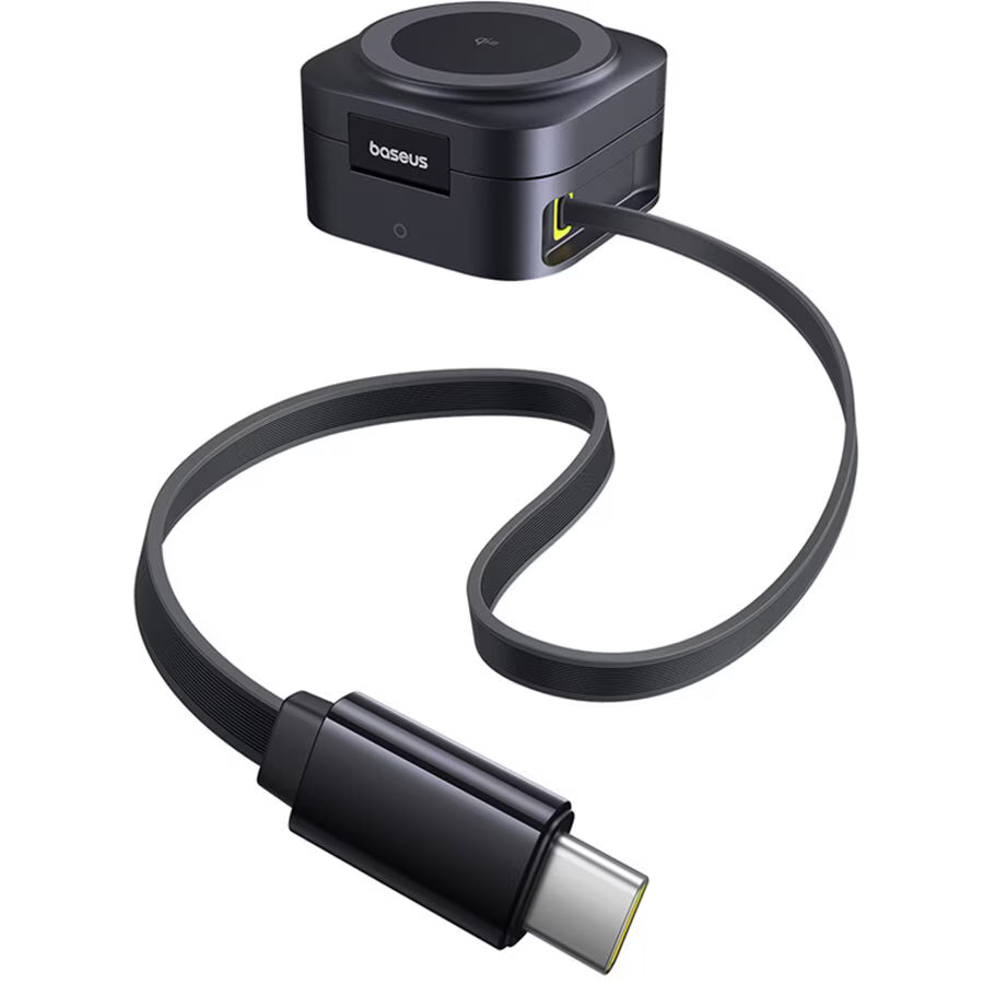 Baseus PicoGo 2in1 Wireless Network Charger, 67W, 3A, 1 x USB-C, Black P10276800123-00
