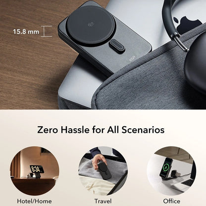 ESR CryoBoost 3in1 Wireless Network Charger, 25W, Black