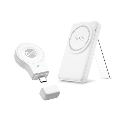 Forever MACS-100 5in1 Wireless Network Charger, 20W, 3A, 1 x USB-A, White