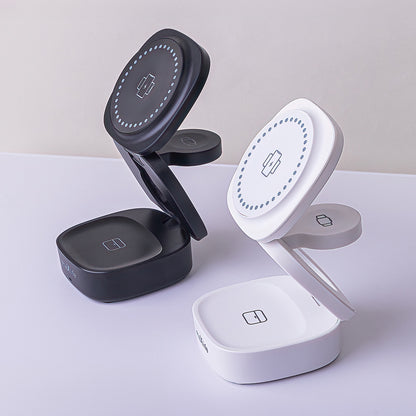 MaXlife MXWC-06 3in1 Wireless Network Charger, 15W, 1.67A, Black