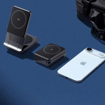 Spigen EF302MOQ 3in1 Wireless Network Charger, 25W, 1 x USB-C, Gray