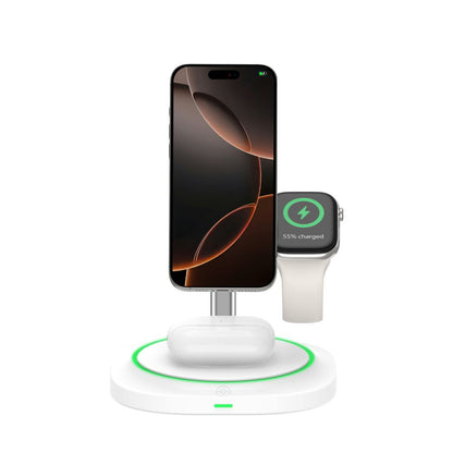 Tech-Protect QI15W-A46 3in1 Wireless Network Charger, 15W, 1.67A, White