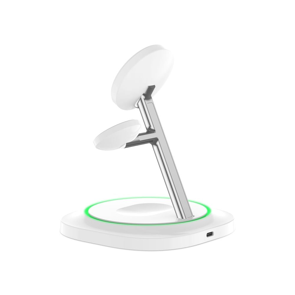 Tech-Protect QI15W-A46 3in1 Wireless Network Charger, 15W, 1.67A, White
