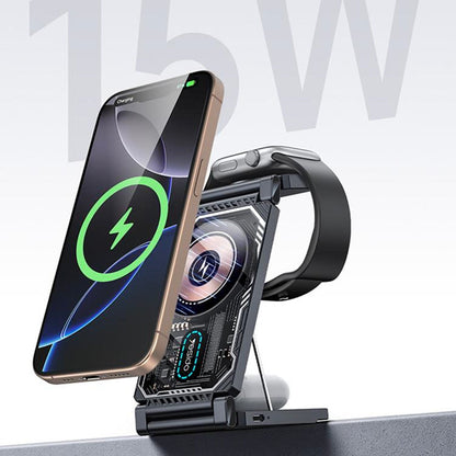 Yesido DS25 3in1 Wireless Network Charger, 15W, 1.67A, Black