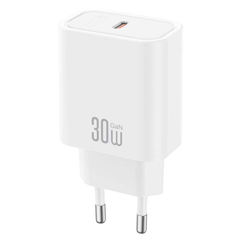 XO Design CE41 Network Charger, 30W, 3A, 1 x USB-C, White
