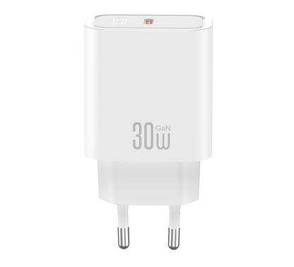 XO Design CE41 Network Charger, 30W, 3A, 1 x USB-C, White