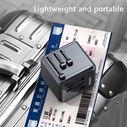 Yesido MC24 Travel Network Charger, 20W, 3A, 3 x USB-A - 1 x USB-C, Black