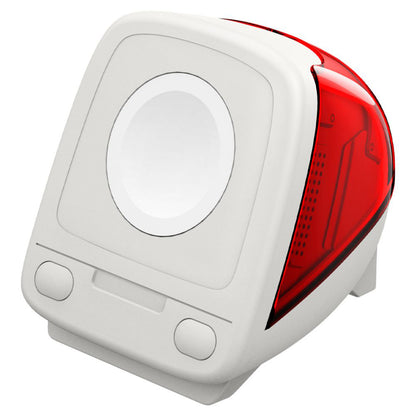 Spigen C1 Classic Stand for Apple Watch Wireless Charger Series, Red AMP09341