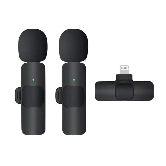 Techsuit LW1 Lavalier, Lightning, Set of 2, Black