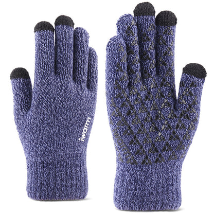 Iwarm ST0018 Winter Touchscreen Gloves, Size 23cm, Blue