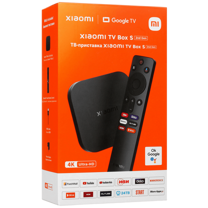 Xiaomi Mi TV Box S Media Player, Wi-Fi, 4K, HDR10+, Gen 2 PFJ4151EU