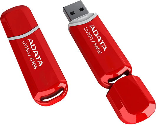 External Memory USB-A 3.2 Adata UV150, 64Gb AUV150-64G-RRD