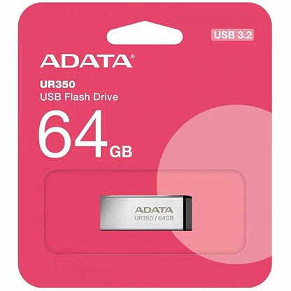 External Memory USB-A 3.2 Adata UR350, 64Gb UR350-64G-RSR/BK 