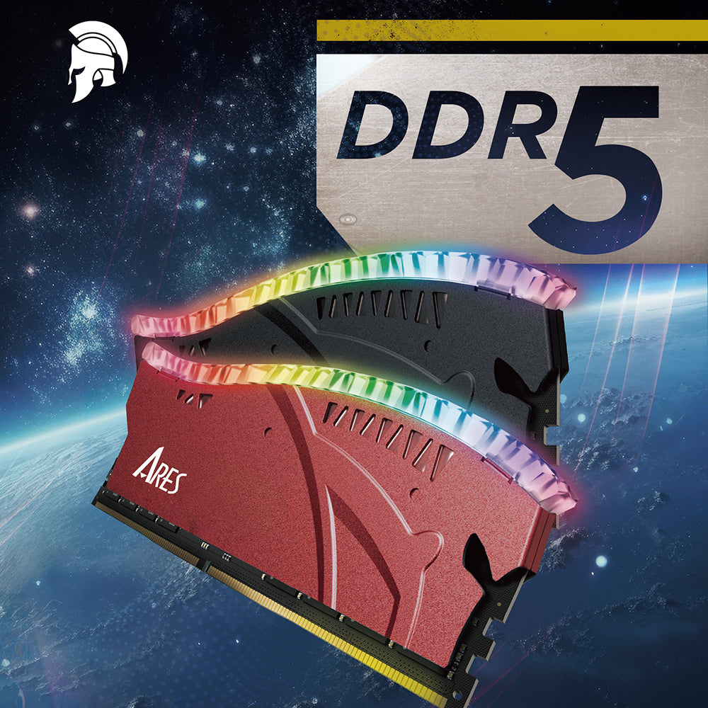 Dato Ares Armor Lite RAM Memory, DDR5, RGB, 32GB, 6000Mhz, Gray ARB32G5G60