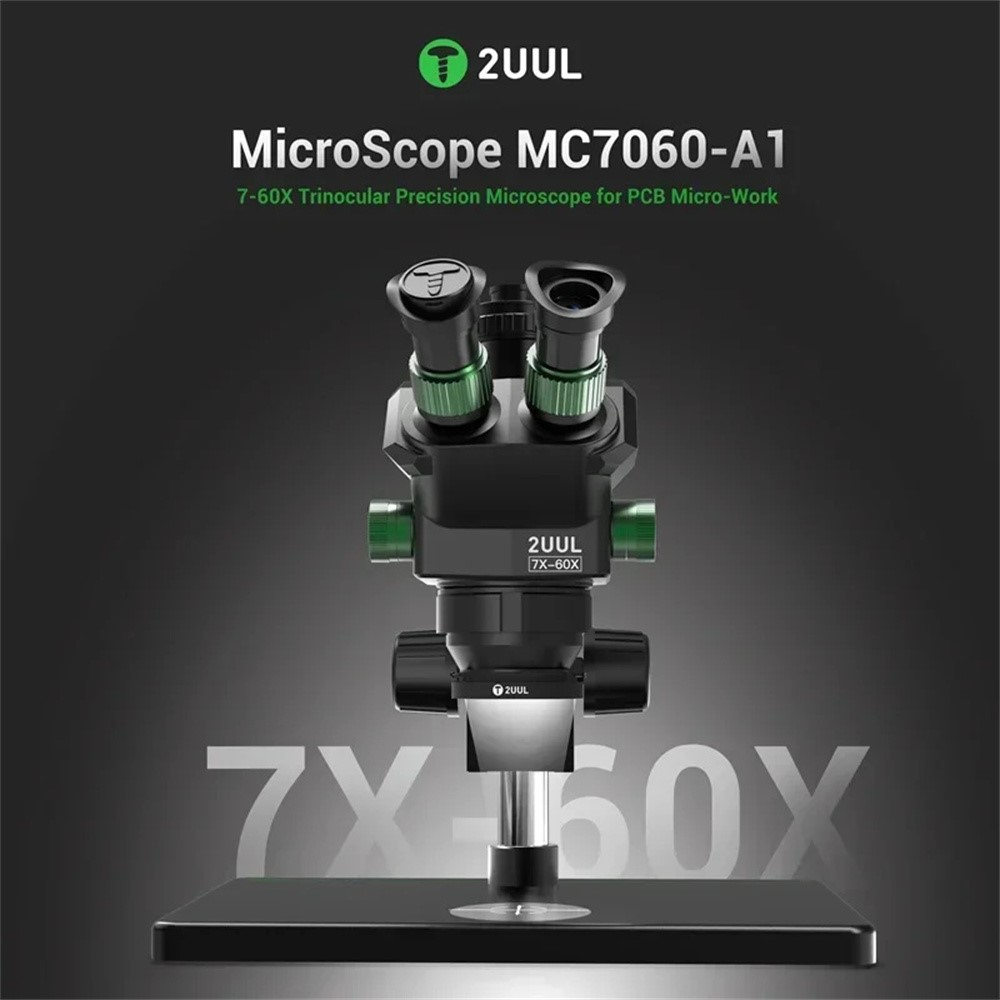 2UUL MC7060-A1 Microscope, Black