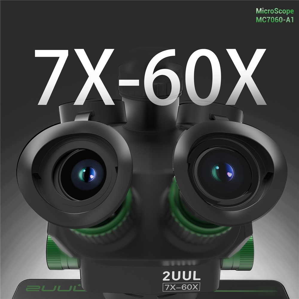 2UUL MC7060-A1 Microscope, Black