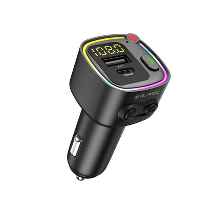Blavec Flash TR-02 Bluetooth FM Modulator, 1 x USB-A - 1 x USB-C