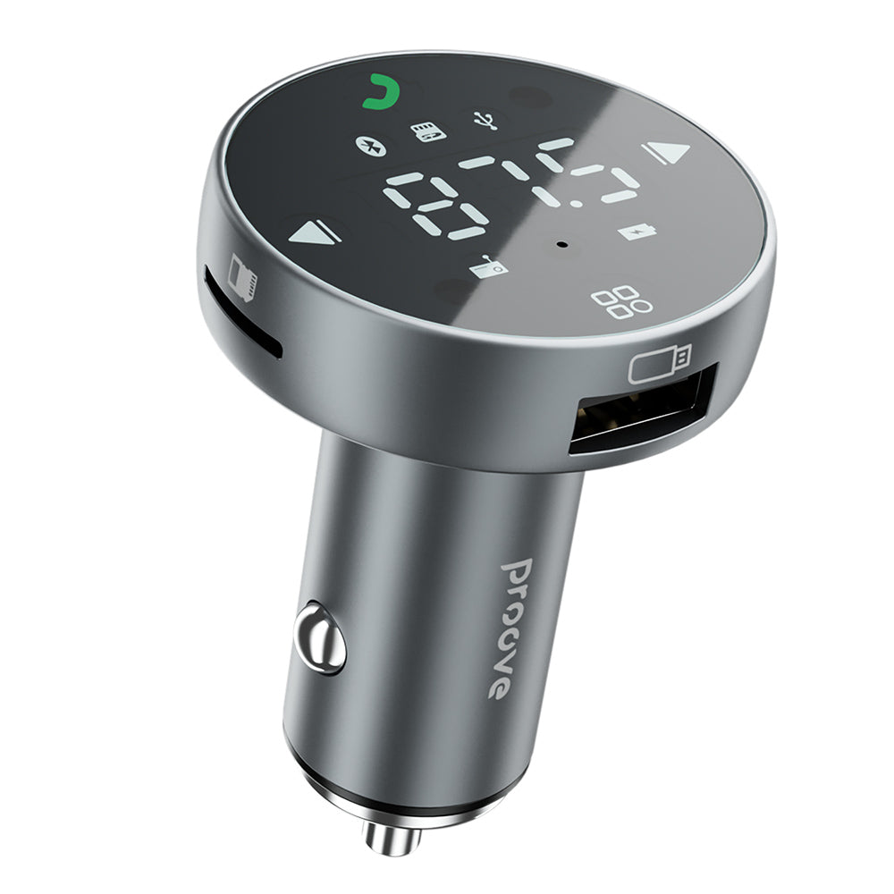 FM Bluetooth Modulator Proove, 1 x USB-A - 1 x USB-C - 1 x microSD FMSS30110003