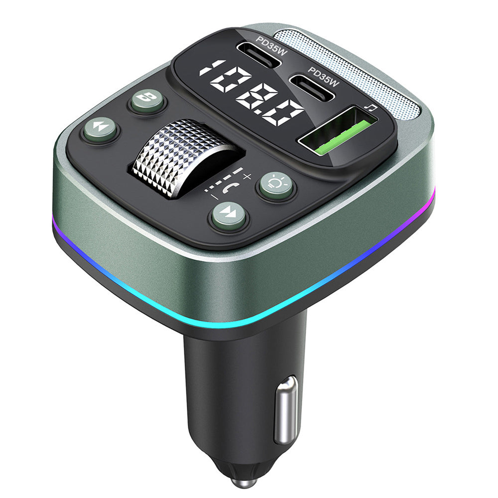 FM Bluetooth Modulator Techsuit EchoDrive, 1 x USB-A - 2 x USB-C