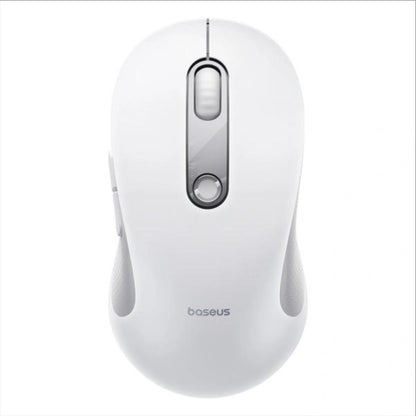 Baseus F02 Wireless Mouse, 4000DPI, BT / Wi-Fi, White B0203202