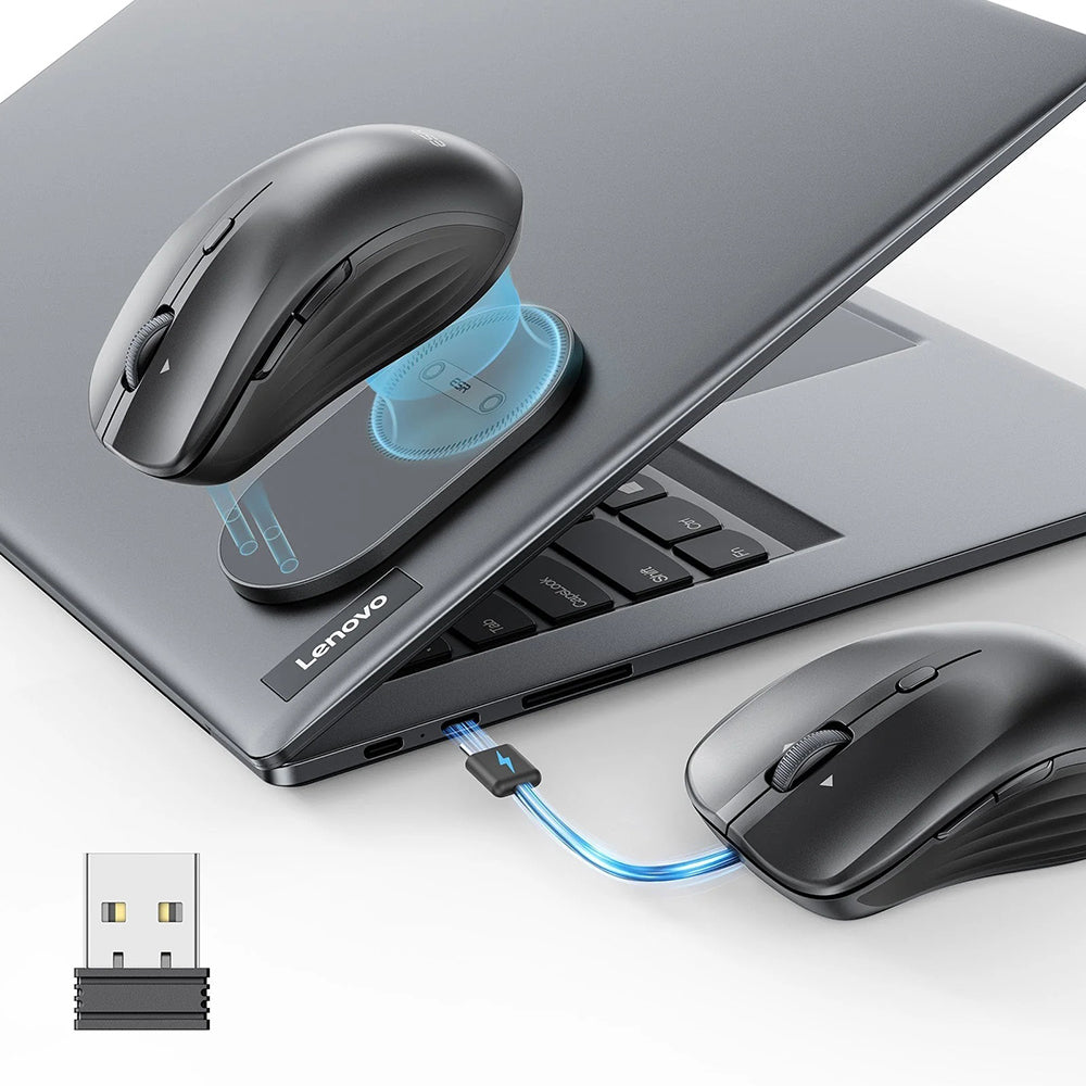 Wireless Mouse ESR MagMouse, 800DPI - 4800DPI, BT / Wi-Fi, Gray